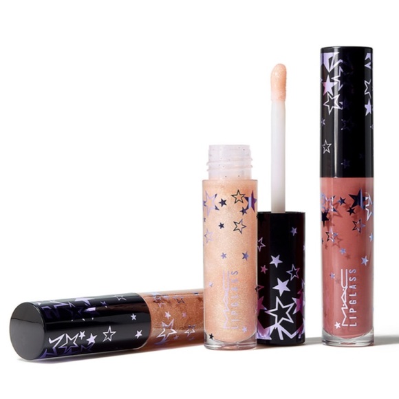 MAC Lucky Stars Lipgloss Kit Neutral Purple Bag - Picture 2 of 7